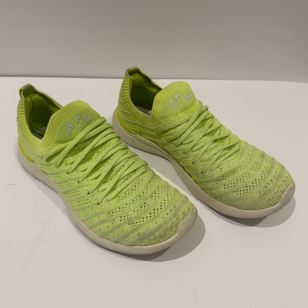 APL TechLoom Lime Green Shoes 9
